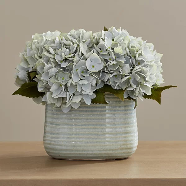 Hydrangea Centerpiece in Vase