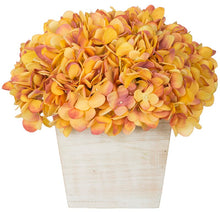 Load image into Gallery viewer, Hydrangea Floral Arrangement  Cube Planter 1167CDR

