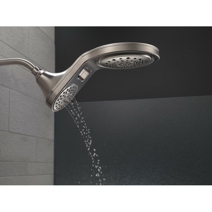 7.87'' Stainless HydroRain Multi Function Adjustable Dual Shower Head