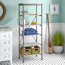 Load image into Gallery viewer, Hyeon 24&#39;&#39; W x 60&#39;&#39; H x 14&#39;&#39; D Free-Standing Bathroom Shelves
