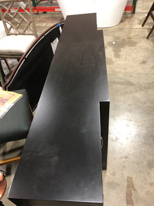 Kacia Antique Black Console Table