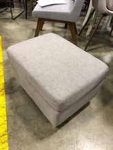 Load image into Gallery viewer, Square Gray Ottoman
