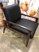 Load image into Gallery viewer, Peoria Wood Arm Chair in Black

