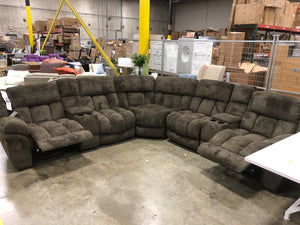 Esofastore Living Room Manual Reclining Sectional