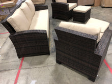 Load image into Gallery viewer, Cheshire 5 Piece Rattan Sofa Seating Group with Cushions
