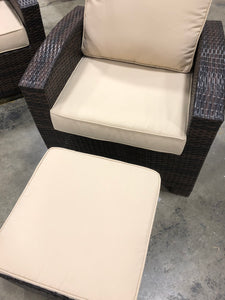 Cheshire 5 Piece Rattan Sofa Seating Group with Cushions