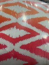 Load image into Gallery viewer, Reppert Gradient Ikate Indoor/Outdoor Throw Pillow Pink/Orange MR39
