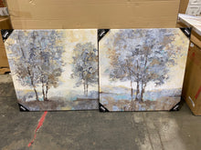 Load image into Gallery viewer, Tree Painting Print on Canvas 2 Piece Set 32 x 32(2139RR)
