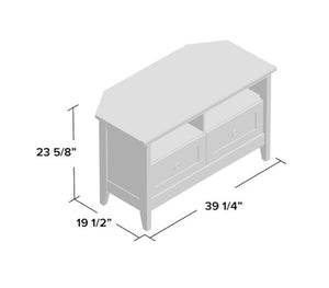 Mirabel TV Stand for TVs up to 40” #5514