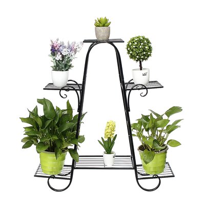 Black Ickes Free Form Multi-Tiered Plant Stand1030CDR