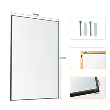 Load image into Gallery viewer, Idina Rectangle Metal Wall Mirror 38 x 26
