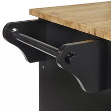 Load image into Gallery viewer, Idlewild 52&#39;&#39; Wide Rolling Kitchen Cart with Solid Wood Top
