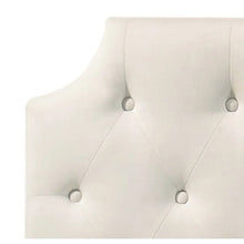 Load image into Gallery viewer, Queen Beige Idlewood Tufted Upholstered Low Profile Standard Bed
