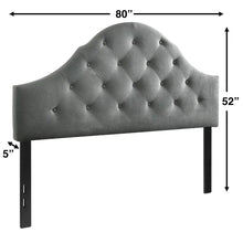 Load image into Gallery viewer, Iesha Upholstered Panel Headboard king
