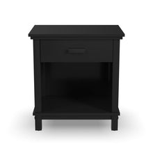 Load image into Gallery viewer, Black Ihno Solid + Manufactured Wood Nightstand
