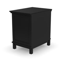 Load image into Gallery viewer, Black Ihno Solid + Manufactured Wood Nightstand
