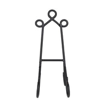 Load image into Gallery viewer, 16&quot;H Black Ilanah Traditional H-Frame Easel
