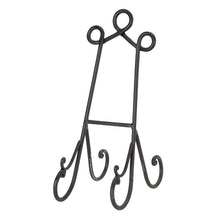 Load image into Gallery viewer, 16&quot;H Black Ilanah Traditional H-Frame Easel
