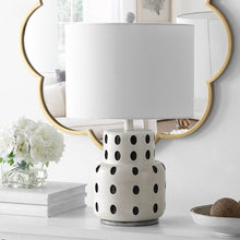Load image into Gallery viewer, Ilmo 22.25&quot; Cream/Black Table Lamp 3103AH
