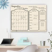 Load image into Gallery viewer, &#39;Imagine&#39; Monthly Wall Mounted Dry Erase Board 30 x 40 x 0.75
