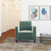 Load image into Gallery viewer, Imani 32&#39;&#39; Wide Tufted Velvet Armchair

