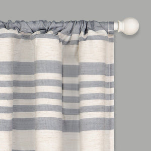 Imogene Striped Tailored 52'' Cafe Curtain (Set of 2) 6382RR-GL