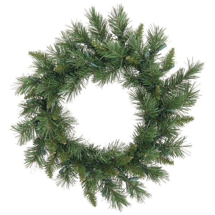 Imperial Pine Faux Pine 18'' Wreath (Set of 2)