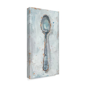 19" H x 10" W x 2" D Impressionist Flatware I by Ethan Harper - Painting on Canvas