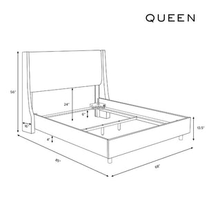 QUEEN Improv Upholstered Standard Bed (SB275)