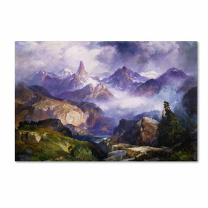 "Index Peak 1914" by Thomas Moran Framed Painting Print on Wrapped Canvas 5134RR