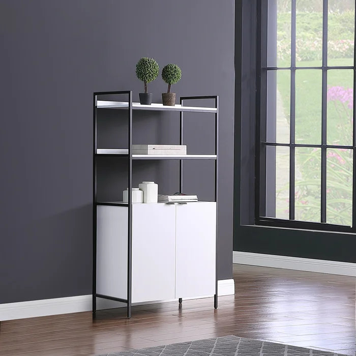Indi 60'' Tall Steel 2 - Door Accent Cabinet