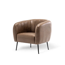 Load image into Gallery viewer, Indianola Modern Channel Tufted Barrel Accent Chair
