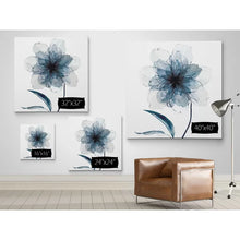 Load image into Gallery viewer, 32&quot; H x 32&quot; W x 1.5&quot; D Indigo Bloom II - Wrapped Canvas Print

