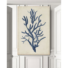Load image into Gallery viewer, 27&quot; H x 18&quot; W x 1.5&quot; D Indigo Coral IV - Picture Frame Print 6233RR/GL
