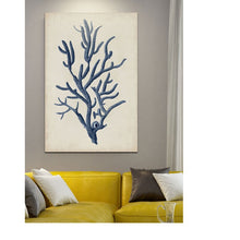 Load image into Gallery viewer, 27&quot; H x 18&quot; W x 1.5&quot; D Indigo Coral IV - Picture Frame Print 6233RR/GL
