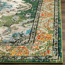 Load image into Gallery viewer, Indira Handmade Performance Forest Green Rug, Rectangle 2&#39;2&quot; x 4&#39;
