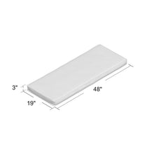 Load image into Gallery viewer, Teal Indoor/Outdoor Bench Cushion
