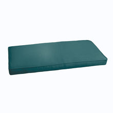 Load image into Gallery viewer, Teal Indoor/Outdoor Bench Cushion
