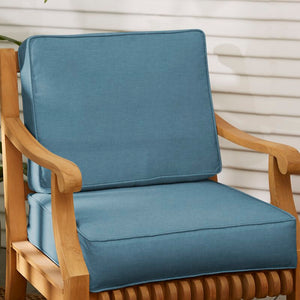 Indoor/Outdoor Sunbrella Seat/Back Cushion 6374RR-GL