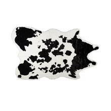 Load image into Gallery viewer, Ingham Animal Print Area Rug in Black/White
