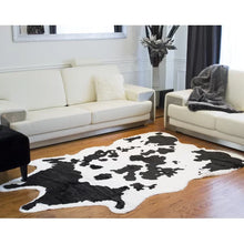 Load image into Gallery viewer, Ingham Animal Print Area Rug in Black/White
