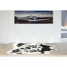 Load image into Gallery viewer, Ingham Animal Print Area Rug in Black/White
