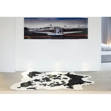 Load image into Gallery viewer, Ingham Animal Print Area Rug in Black/White
