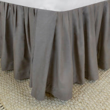 Load image into Gallery viewer, King Smoke grey. Ingleside 140 Thread Count 18&quot; Bed Skirt 292DC
