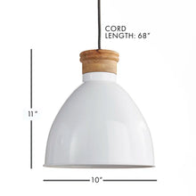 Load image into Gallery viewer, White Ingleside 1 - Light Single Bell Pendant
