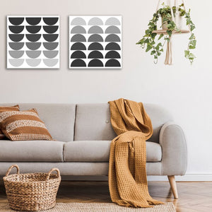 20" H x 40" W x 1.5" D 2 Piece Graphic Art on Canvas