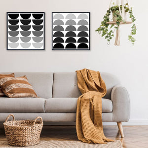 20" H x 40" W x 1.5" D 2 Piece Graphic Art on Canvas