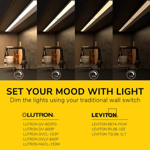 3 Color Levels LED 24" Under Cabinet Light Bar