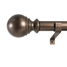 Load image into Gallery viewer, Inman Ball Telescoping Drapery Single Curtain Rod EC1413
