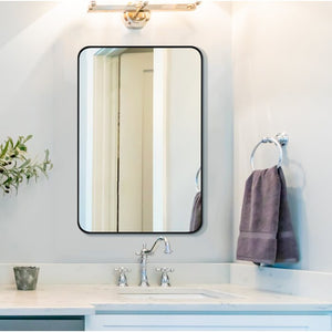 30" x 22" Inman Rectangle Metal Mirror